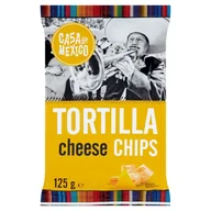 Zdrowa żywność - Czipsy tortilla o smaku serowym 125g - Casa de Mexico - miniaturka - grafika 1