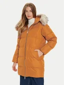 Kurtki damskie - Tommy Hilfiger Kurtka puchowa WW0WW42743 Pomarańczowy Regular Fit - miniaturka - grafika 1