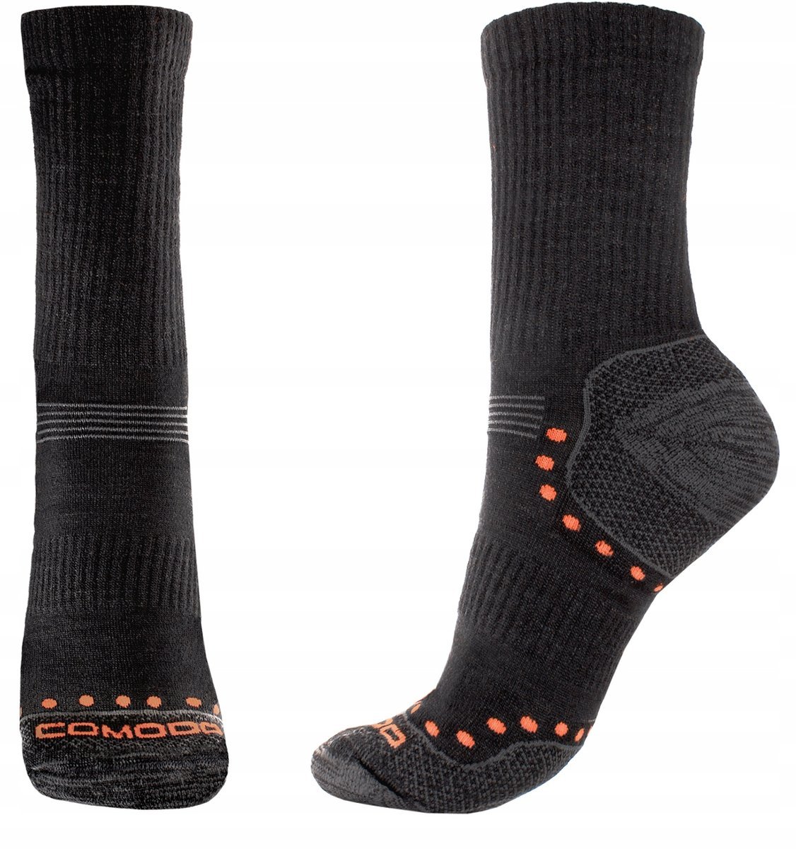 Comodo Skarpety Wojskowe LIGHT HIKER STAL-04 Czarne 47-50