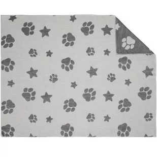 Zoofari Koc dla zwierząt domowych, 80 x 100 cm, czysta bawełna (Kremowy) - Legowiska dla psów - miniaturka - grafika 1