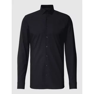Koszule męskie - Koszula biznesowa o kroju super slim fit z kołnierzykiem typu kent model Modern - OLYMP No. Six - grafika 1