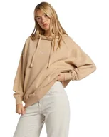 Swetry damskie - Billabong So Classic Damski sweter polarowy Beżowy L - miniaturka - grafika 1
