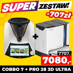SUPER ZESTAW COBBO 7, COBBO PRO 28 3D ULTRA - AGD OUTLET - miniaturka - grafika 1