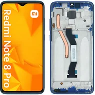 Części serwisowe do telefonów - Wyświetlacz do Xiaomi Redmi Note 8 Pro LCD Ekran Niebieski Ramka - miniaturka - grafika 1