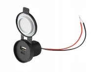 Ładowarki samochodowe - ŁADOWARKA SAMOCHODOWA DO ZABUDOWY USB-A+TYPE-C 3,1A IP67 - miniaturka - grafika 1