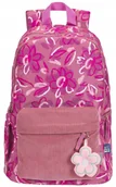 Plecaki - Plecak Młodzieżowy Oxford Bloom – Ciemnoróżowy 2 Komory Mieści A4 26L - miniaturka - grafika 1