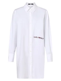 KARL LAGERFELD - Bluzka damska, biały - Koszule damskie - miniaturka - grafika 1