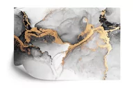 Fototapety - SK Fototapeta Black Gold Abstract Background Of Marble Liquid Ink Art Painting On Paper . Image Of Original Artwork Watercolor Alco emix - miniaturka - grafika 1