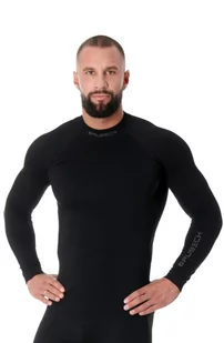 Bluza termoaktywna męska Brubeck Extreme Thermo LS15290 czarny - Bluzy sportowe męskie - miniaturka - grafika 1