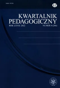 Kwartalnik Pedagogiczny 42662022 - Czasopisma - miniaturka - grafika 1