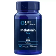 Układ nerwowy - Life Extension Melatonin 1 mg EU Suplement diety 60 kaps. - miniaturka - grafika 1