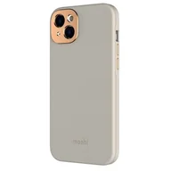 Etui i futerały do telefonów - Moshi Etui Napa Slim MagSafe do iPhone 14 Plus szary - miniaturka - grafika 1