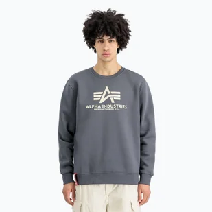 Bluza męska Alpha Industries Basic greyblack - Bluzy męskie - miniaturka - grafika 1