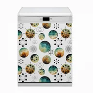 Dekoracje domu - Bluedecor Maskownica na zmywarkę Galaktyczny wzór 60x80 - miniaturka - grafika 1