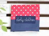 Akcesoria podróżnicze - Czerwona, śliczna, Spersonalizowana Torba Na Bieliznę, Idealna Na Podróż, Praktyczny I Elegancki Prezent - miniaturka - grafika 1