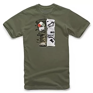 Koszulki męskie - Alpinestars Męski t-shirt Roots wojskowa zieleń S - grafika 1