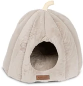 Legowiska dla kotów - Legowisko/budka dla kota, jasnobrązowe, 48*48*35cm - miniaturka - grafika 1