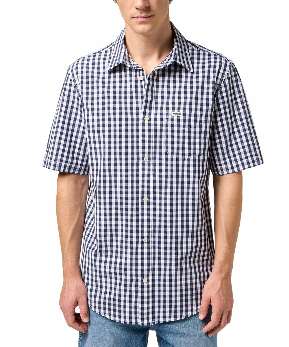 Koszula Wrangler SS 1 PKT SHIRT 112350566 Black Iris M