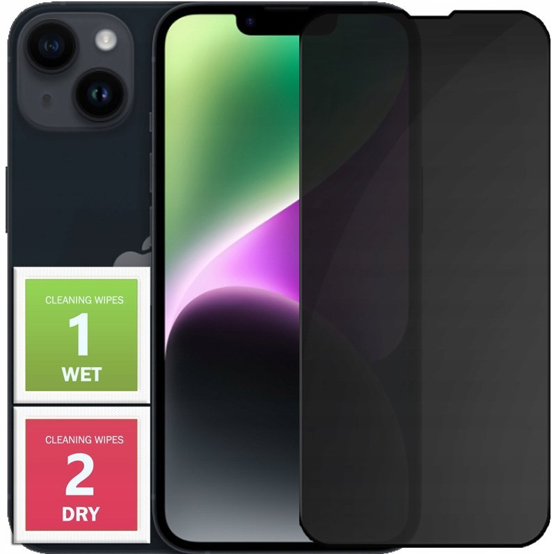 Antyszpiegowskie Szkło Hartowane Do iPhone 14 / 13 AntiSpy Ochronne