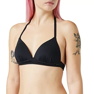 Koszulki i topy damskie - Roxy Męskie bikini Beach Classics - Moulded Tri Bikini Top for Women czarny m ERJX303951-kvj0 - grafika 1