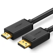 Kable - Kabel DisplayPort - HDMI UGREEN DP101 FullHD 3m (czarny) - miniaturka - grafika 1