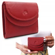 Portfele - PORTFEL Damski Skórzany Mały, Czerwony z RFID, MINI Ideał Pako Jeans - miniaturka - grafika 1