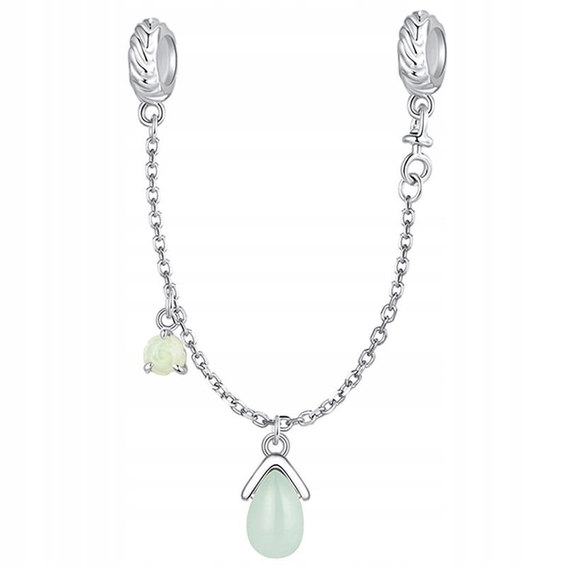 Charms Łańcuszek Zabezpieczający Charms Róża Srebro 925 Charmsy Trusky