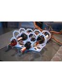 Pozostałe akcesoria barmańskie - Stojak na wino MADERA, BIAŁY - miniaturka - grafika 1