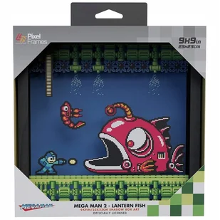 Pixel Frames Retro Ramka Mega Man 2 Lantern Fish L - Gadżety dla graczy - miniaturka - grafika 1