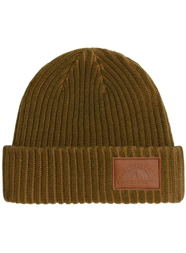 Czapka zimowa The North Face Salty Lined SE Beanie - caraway seed / leather patch