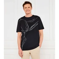 Koszulki męskie - BOSS GREEN T-shirt Tee Beetle Regular Fit stretch - miniaturka - grafika 1