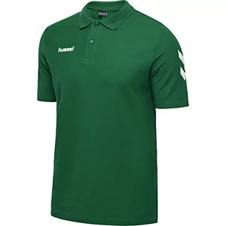 Koszulki męskie - Hummel koszula męska Hmlgo Cotton Polo, zielony, 3xl - grafika 1