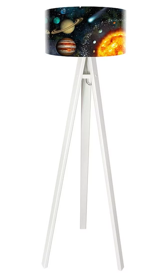 Macodesign Lampa podłogowa Układ słoneczny tripod-foto-175p-w, 60 W