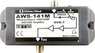 AMS Pharma Antena RTV AMS Wzmacniacz antenowy wewnętrzny AWS-141M - Wzmacniacze antenowe - miniaturka - grafika 1