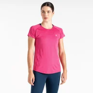 Koszulki i topy damskie - Dare 2b Koszulka damska szybkoschnąca Corral Różowy, Rozmiar: 38 - miniaturka - grafika 1