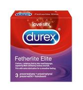 Prezerwatywy - DUREX FETHERLITE ELITE PREZERWATYWY CIENKIE 3 szt - miniaturka - grafika 1