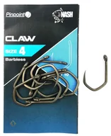 Inne akcesoria dla wędkarzy - Nash Haki Claw Size 4 Barbless - miniaturka - grafika 1