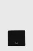 Portfele - HUGO portfel skórzany męski kolor czarny - Hugo - miniaturka - grafika 1