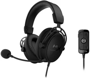 HyperX Alpha S Blackout Edition Czarne (HX-HSCAS-BK/WW) - Słuchawki - miniaturka - grafika 3