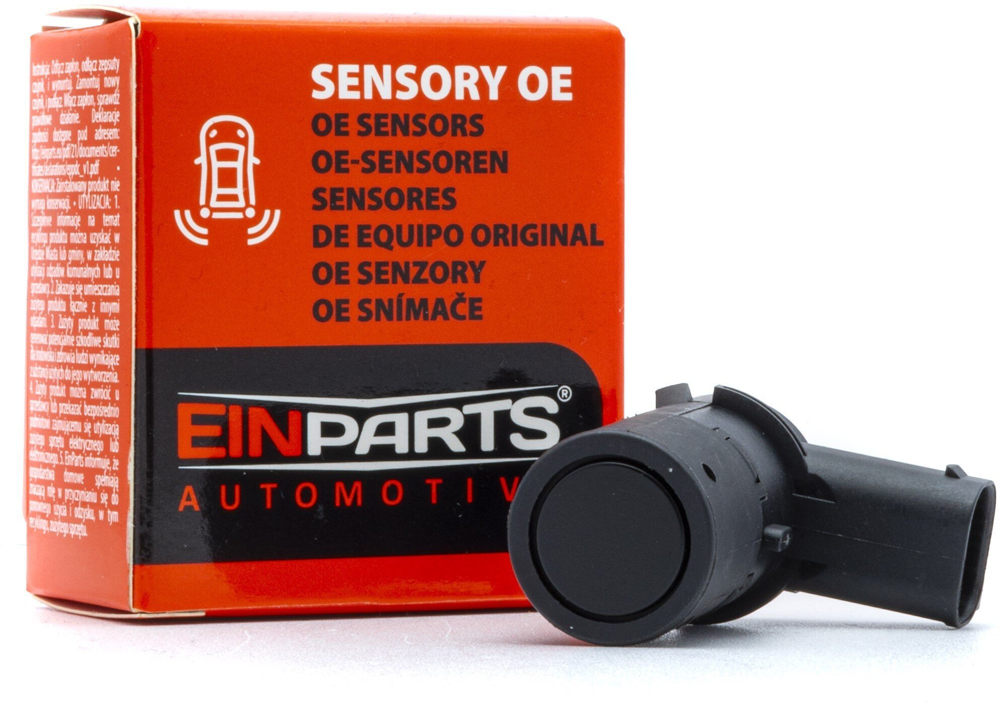 Einparts Automotive EINPARTS AUTOMOTIVE CZUJNIK PARKOWANIA 12V DO CITROEN C4 PEUGEOT 207 CZARNY