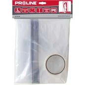 Folie i taśmy malarskie - Kurtyna przeciwpyłowa z zamkiem TYP L 110cmx220cm Proline - miniaturka - grafika 1