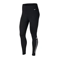Spodnie damskie - Nike Spodnie damskie W Nk All-in Spt Dst Grx 7/8 czarny czarny/biały M - miniaturka - grafika 1