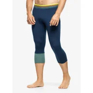 Pozostała odzież narciarska - Legginsy termoaktywne męskie Ortovox Fleece Light Short Pants - miniaturka - grafika 1