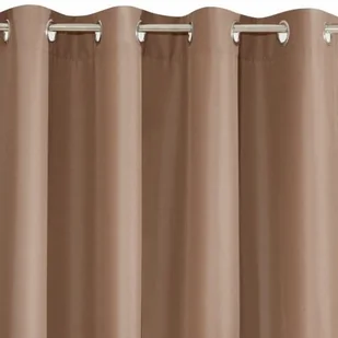 Zasłona 140 x 250 Dekoracyjna Adore J. Brąz - Zasłony - miniaturka - grafika 1