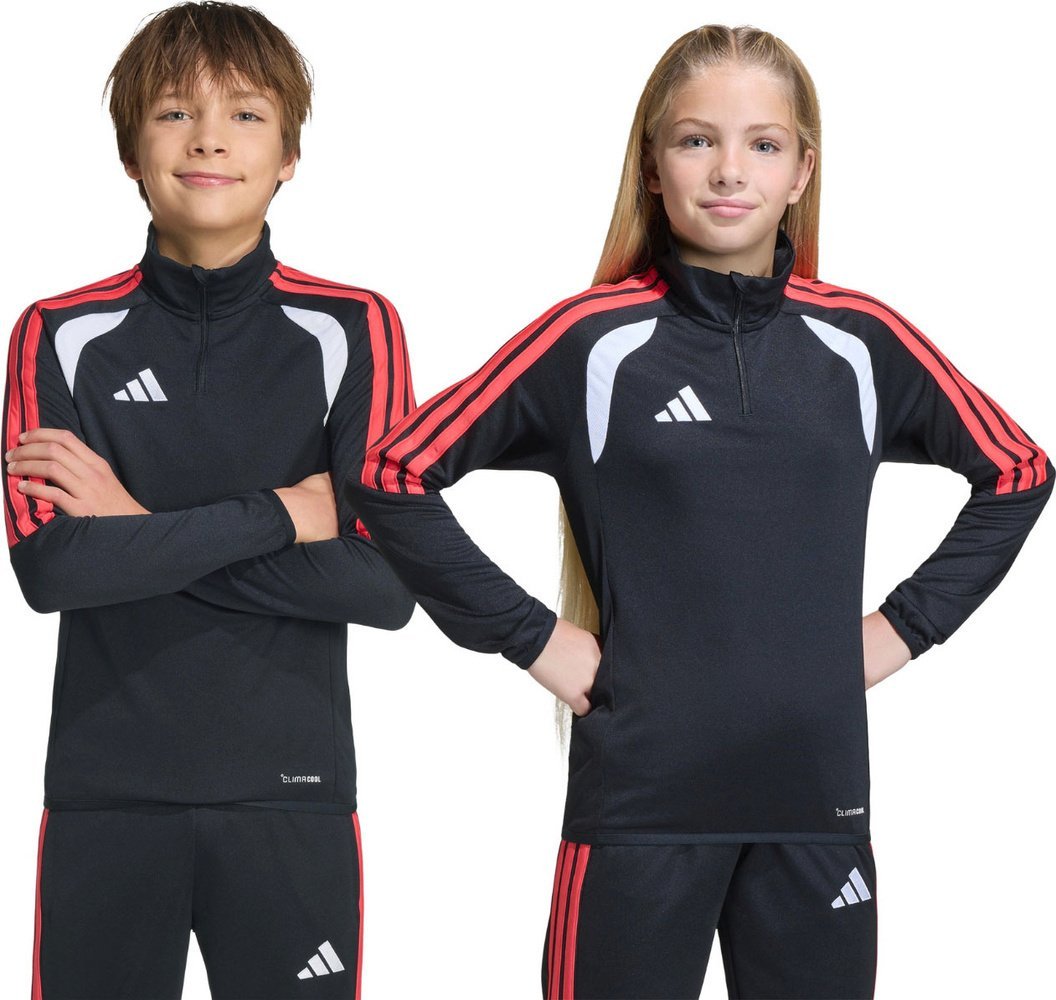 Bluza dla dzieci adidas Tiro 26 League Training Top czarno-biało-czerwona JY7159 140cm