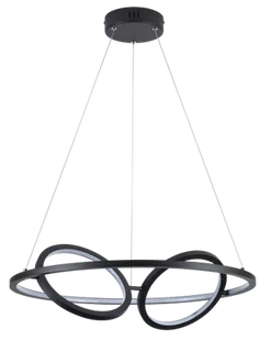 Gilian - lampa wisząca LED czarny mat. - Lampy sufitowe - miniaturka - grafika 1
