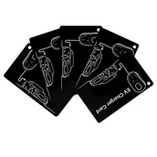 Ładowarki samochodowe - Qoltec Karty zbliżeniowe do stacji ładowania EV 5szt. Hotel, parking - miniaturka - grafika 1