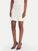 Spódnice - Guess Spódnica mini W6RD75 Z4422 Écru Regular Fit - miniaturka - grafika 1