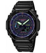 Zegarki męskie - SPORTOWY ZEGAREK CASIO G-SHOCK GA-2100RGB-1AER - NOWY I ORYGINALNY ⌚ ZAPRASZAMY DO SALONU W KRAKOWIE - NAJWIĘKSZY WYBÓR I KONKUR - miniaturka - grafika 1