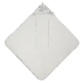 Okrycia kąpielowe dla dzieci - Jollein - Ręcznik Kąpielowy Z Kapturem 75 X 75 Cm Pimpelmees - Forest Animals - miniaturka - grafika 1